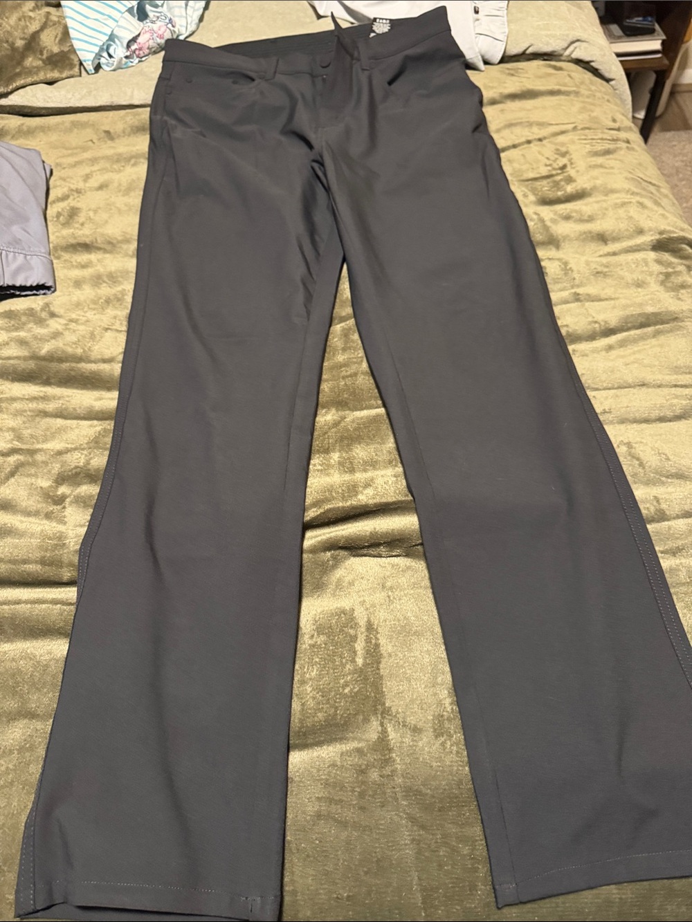 Greg Norman Collection Black Flare Stretch Pants